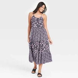 Target Universal Thread Floral Tiered Dress